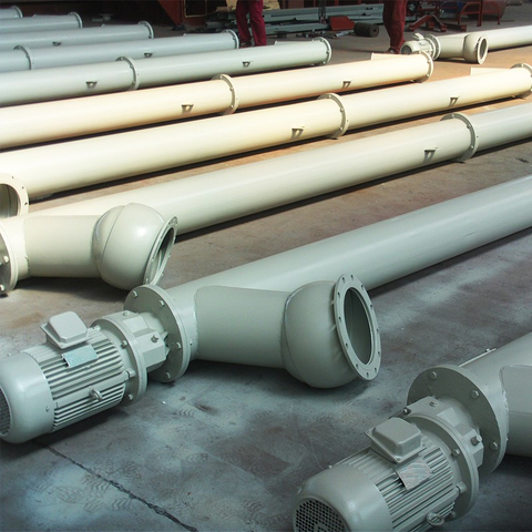 สายพานลำเลียงสกรูท่อแนวนอน